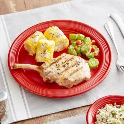 Sample - Acopa Capri 10" Passion Fruit Red Stoneware Plate