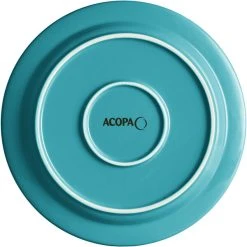 Sample - Acopa Capri 9" Caribbean Turquoise Stoneware Plate 7 Sample - Acopa Capri 9" Caribbean Turquoise Stoneware Plate -Acopa Sales 2222367