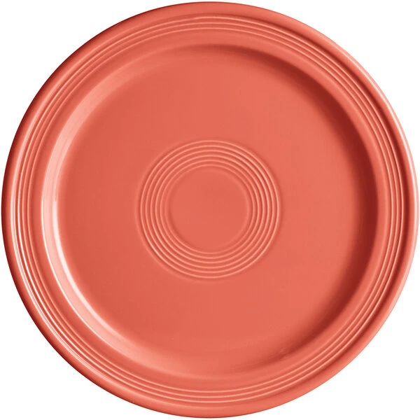 Sample - Acopa Capri 10" Coral Reef Stoneware Plate 2 Sample - Acopa Capri 10" Coral Reef Stoneware Plate - Image 2