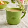 Acopa Capri 8 Oz. Bamboo Green Stoneware Cup - 36/Case