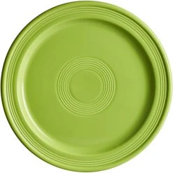 Alternative view of Sample - Acopa Capri 10" Bamboo Green Stoneware Plate