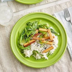 Sample - Acopa Capri 10" Bamboo Green Stoneware Plate