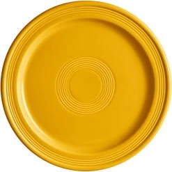 Alternative view of Sample - Acopa Capri 10" Mango Orange Stoneware Plate