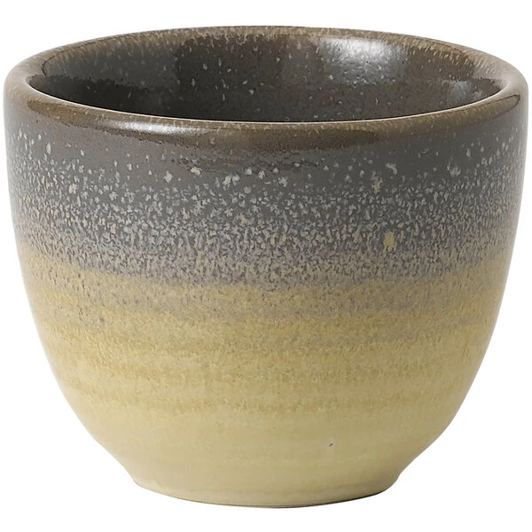 Dudson Evo 2.5 Oz. Matte Granite Stoneware Taster Cup By Arc Cardinal - 48/Case 1 Dudson Evo 2.5 Oz. Matte Granite Stoneware Taster Cup By Arc Cardinal - 48/Case