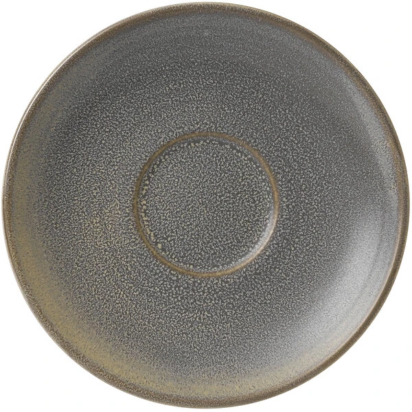 Dudson Evo 6 3/8" Matte Granite Stoneware Saucer By Arc Cardinal - 24/Case 1 Dudson Evo 6 3/8" Matte Granite Stoneware Saucer By Arc Cardinal - 24/Case