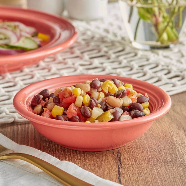 Acopa Capri 4.5 Oz. Coral Reef Stoneware Fruit Bowl / Monkey Dish - 12/Pack 1 Acopa Capri 4.5 Oz. Coral Reef Stoneware Fruit Bowl / Monkey Dish - 12/Pack