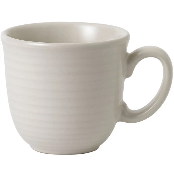 Dudson Evo 11.25 Oz. Matte Pearl Stoneware Mug By Arc Cardinal - 24/Case 1 Dudson Evo 11.25 Oz. Matte Pearl Stoneware Mug By Arc Cardinal - 24/Case
