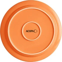 Acopa Capri 10" Valencia Orange Stoneware Plate - 12/Case -Acopa Sales 2227411