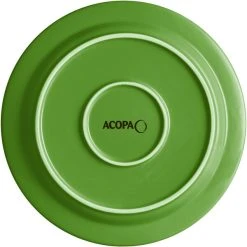 Acopa Capri 9" Palm Green Stoneware Plate - 12/Case -Acopa Sales 2227453