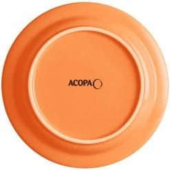 Acopa Capri 7" Valencia Orange Stoneware Plate - 24/Case 7 Acopa Capri 7" Valencia Orange Stoneware Plate - 24/Case -Acopa Sales 2227782