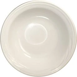 Alternative view of International Tableware York 11 Oz. Ivory (American White) Embossed Stoneware Grapefruit Bowl - 12/Case