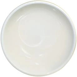 Alternative view of International Tableware York 18 Oz. Ivory (American White) Embossed Stoneware Nappie Bowl - 36/Case