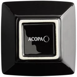 Acopa 8 Oz. Glossy Black Square Stoneware Bowl - 36/Case -Acopa Sales 2236260