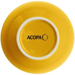 Acopa Capri 13 Oz. Mango Orange Stoneware Nappie Bowl - 24/Case -Acopa Sales 2257302