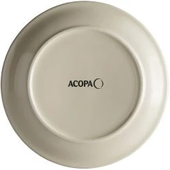 Acopa 7 1/4" Brown Speckle Narrow Rim Stoneware Plate - 36/Case -Acopa Sales 2291097