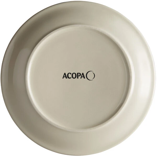 Acopa 9 1/2" Brown Speckle Narrow Rim Stoneware Plate - 24/Case 3 Acopa 9 1/2" Brown Speckle Narrow Rim Stoneware Plate - 24/Case - Image 3