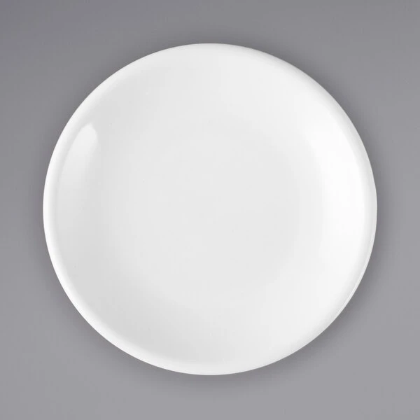 Acopa 4" Round Bright White Coupe Stoneware Plate - 12/Pack 2 Acopa 4" Round Bright White Coupe Stoneware Plate - 12/Pack - Image 2