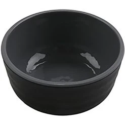 GET Enterprises GET Roca Glazed 3 Oz. Gray Melamine Sauce Dish - 72/Case