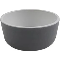 GET Enterprises GET Roca Glazed 3 Oz. White Melamine Sauce Dish - 72/Case