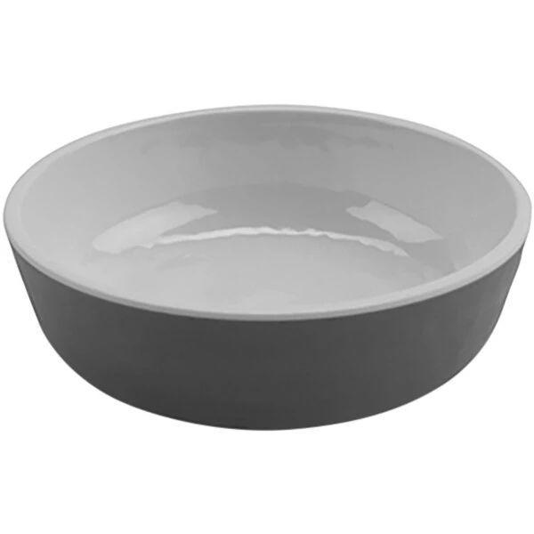 GET Enterprises GET Roca Glazed 4 Oz. White Melamine Shallow Side Dish - 48/Case 1 GET Enterprises GET Roca Glazed 4 Oz. White Melamine Shallow Side Dish - 48/Case