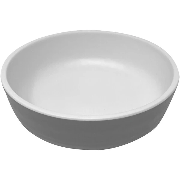 GET Enterprises GET Roca Matte 4 Oz. Gray Melamine Shallow Side Dish - 48/Case 1 GET Enterprises GET Roca Matte 4 Oz. Gray Melamine Shallow Side Dish - 48/Case
