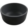 GET Enterprises GET Roca Matte 3 Oz. Black Melamine Sauce Dish - 72/Case
