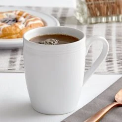 Sample - Acopa Capri 12 Oz. Coconut White China Mug