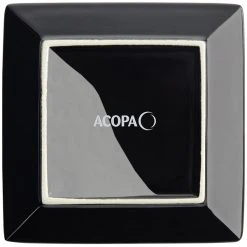 Acopa 5" Glossy Black Square Stoneware Plate - 48/Case 7 Acopa 5" Glossy Black Square Stoneware Plate - 48/Case -Acopa Sales 2317003