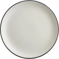 Alternative view of Sample - Acopa Embers 10 3/4" Grey Matte Coupe Stoneware Plate