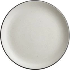 Alternative view of Acopa Embers 9 1/2" Grey Matte Coupe Stoneware Plate - 12/Case