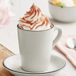 Acopa Embers 12 Oz. Grey Matte Stoneware Mug - 24/Case