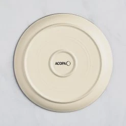 Acopa Embers 10 3/4" Cream White Matte Coupe Stoneware Plate - 12/Case 8 Acopa Embers 10 3/4" Cream White Matte Coupe Stoneware Plate - 12/Case -Acopa Sales 2323354