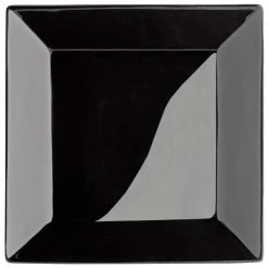 Alternative view of Sample - Acopa 10" Glossy Black Square Stoneware Plate