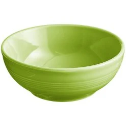Alternative view of Sample - Acopa Capri 19 Oz. Bamboo Green Stoneware Bistro Bowl