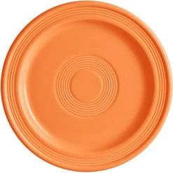 Alternative view of Sample - Acopa Capri 9" Valencia Orange Stoneware Plate
