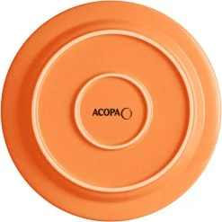 Sample - Acopa Capri 9" Valencia Orange Stoneware Plate 7 Sample - Acopa Capri 9" Valencia Orange Stoneware Plate -Acopa Sales 2324362