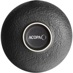 Sample - Acopa Heika 35 Oz. Black Matte Textured Stoneware Bowl -Acopa Sales 2324371