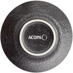 Sample- Acopa Heika 7 Oz. Black Matte Textured Stoneware Bowl -Acopa Sales 2324384