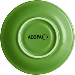 Sample- Acopa Capri 6" Palm Green Stoneware Saucer -Acopa Sales 2325592