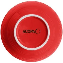 Sample - Acopa Capri 13 Oz. Passion Fruit Red Stoneware Nappie Bowl -Acopa Sales 2325632