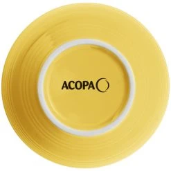Sample - Acopa Capri 13 Oz. Citrus Yellow Stoneware Nappie Bowl 7 Sample - Acopa Capri 13 Oz. Citrus Yellow Stoneware Nappie Bowl -Acopa Sales 2325647