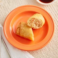 Sample - Acopa Capri 6 1/8" Valencia Orange Stoneware Plate