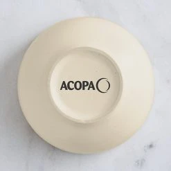 Sample - Acopa Embers 13 Oz. Cream White Matte Stoneware Bowl -Acopa Sales 2327439