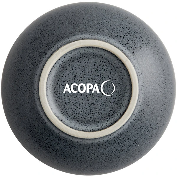 Sample - Acopa Embers 13 Oz. Midnight Blue Matte Stoneware Bowl 3 Sample - Acopa Embers 13 Oz. Midnight Blue Matte Stoneware Bowl - Image 3