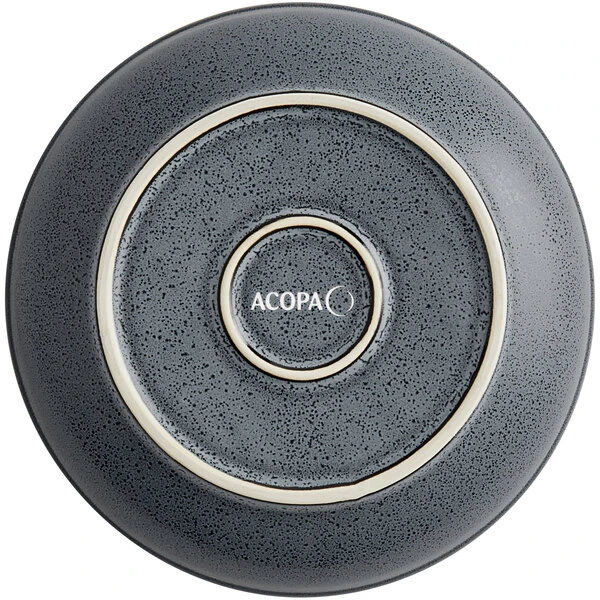 Acopa Embers 32 Oz. Midnight Blue Matte Stoneware Pasta Bowl - 12/Case 3 Acopa Embers 32 Oz. Midnight Blue Matte Stoneware Pasta Bowl - 12/Case - Image 3