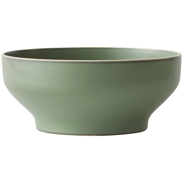 Oneida Moira By 1880 Hospitality MO2752016SB 21 Oz. Smoky Basil Stoneware Bowl - 36/Case 2 Oneida Moira By 1880 Hospitality MO2752016SB 21 Oz. Smoky Basil Stoneware Bowl - 36/Case - Image 2