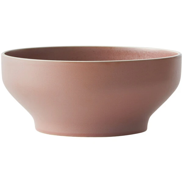 Oneida Moira By 1880 Hospitality MO2752016SP 21 Oz. Smoky Plum Stoneware Bowl - 36/Case 2 Oneida Moira By 1880 Hospitality MO2752016SP 21 Oz. Smoky Plum Stoneware Bowl - 36/Case - Image 2