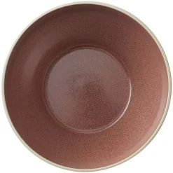 Oneida Moira By 1880 Hospitality MO2752018SP 32 Oz. Smoky Plum Stoneware Bowl - 24/Case