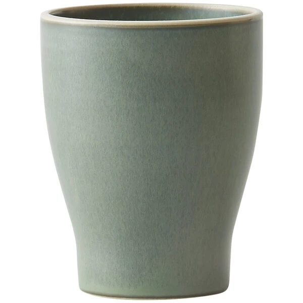 Oneida Moira By 1880 Hospitality MO2769025SB 8 Oz. Smoky Basil Stoneware Tumbler - 36/Case 1 Oneida Moira By 1880 Hospitality MO2769025SB 8 Oz. Smoky Basil Stoneware Tumbler - 36/Case