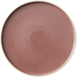 Oneida Moira By 1880 Hospitality MO2701020SP 7 3/4" Smoky Plum Stoneware Plate - 12/Case